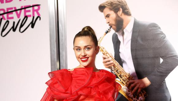 Miley Cyrus en el estreno de "Isn't it Romantic" (Foto: EFE)