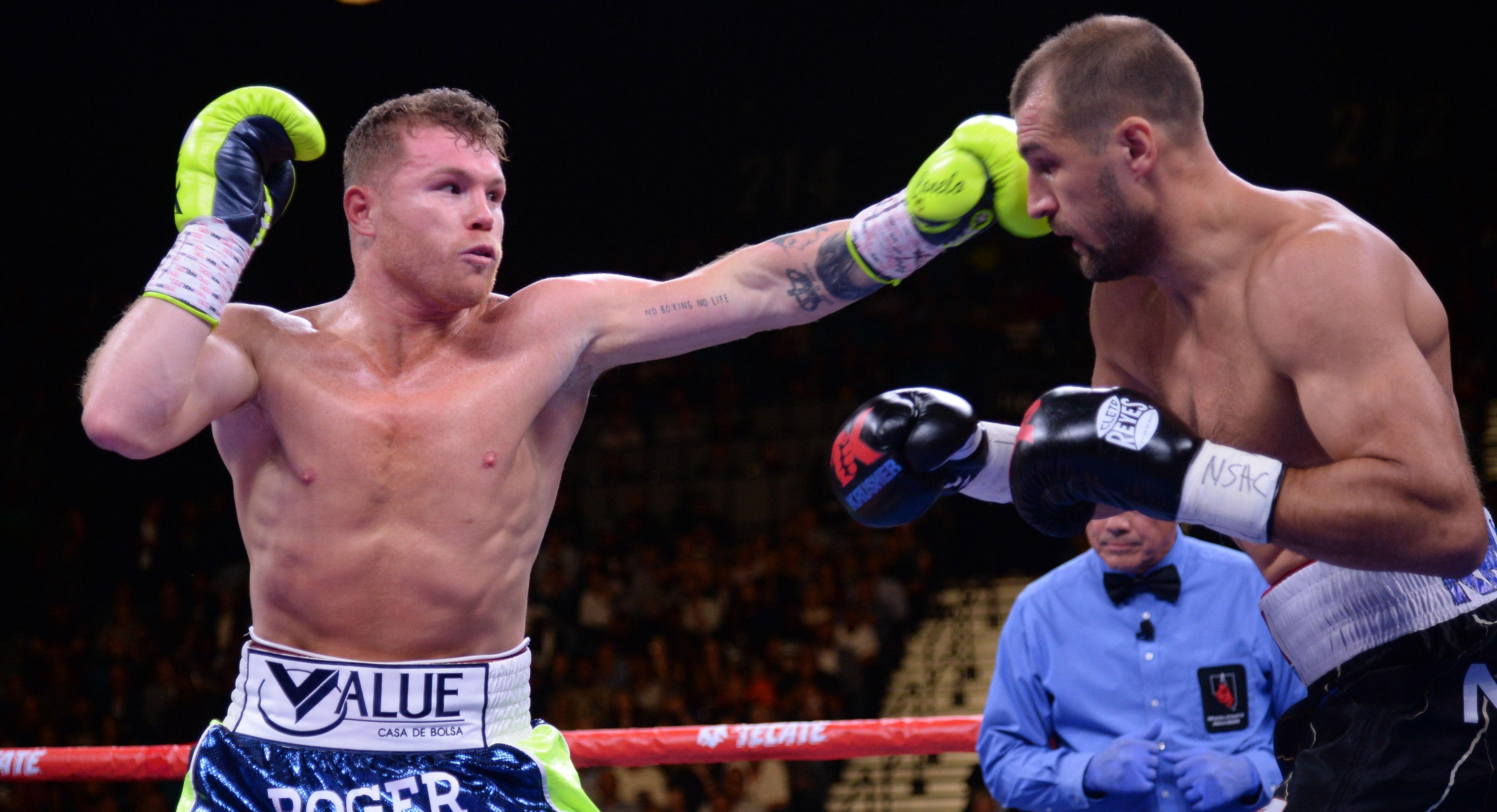 Canelo vs. Kovalev: mejores imágenes de la pelea. (Foto: AFP)