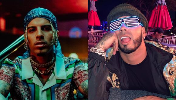 Rauw Alejandro presentó su último sencillo con Anuel AA. (Foto: @rauwalejandro/@anuel)