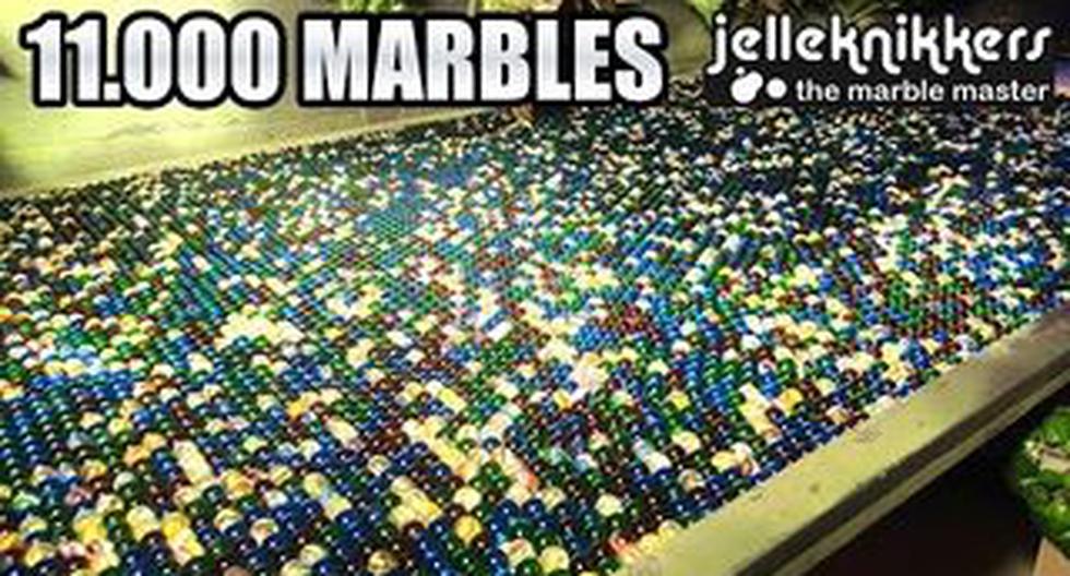 11,000 Marbles Running Through a Gigantic Maze Is Absolutely Deafening