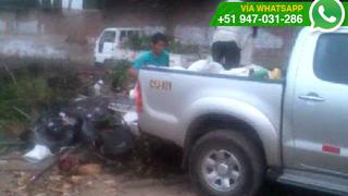 WhatsApp: vecinos denuncian abandono de basura cerca a paradero