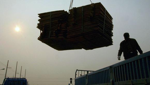 El cobre a tres meses en la Bolsa de Metales de Londres ganaba 0,67%. (Foto: AFP)