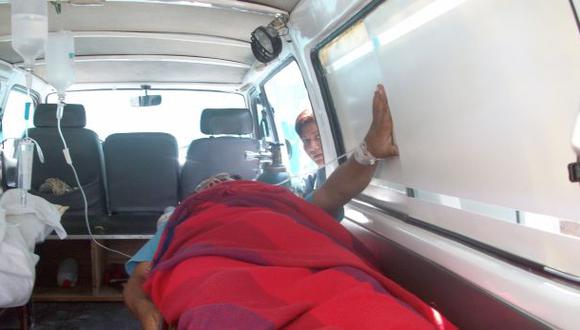 Huamachuco: dos heridos graves tras accidente vehicular