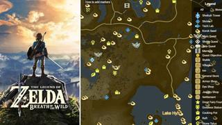 El mapa definitivo de "The Legend of Zelda: Breath of the Wild"