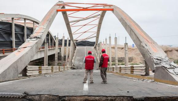 Contraloría investiga qué causó colapso de puente Topará