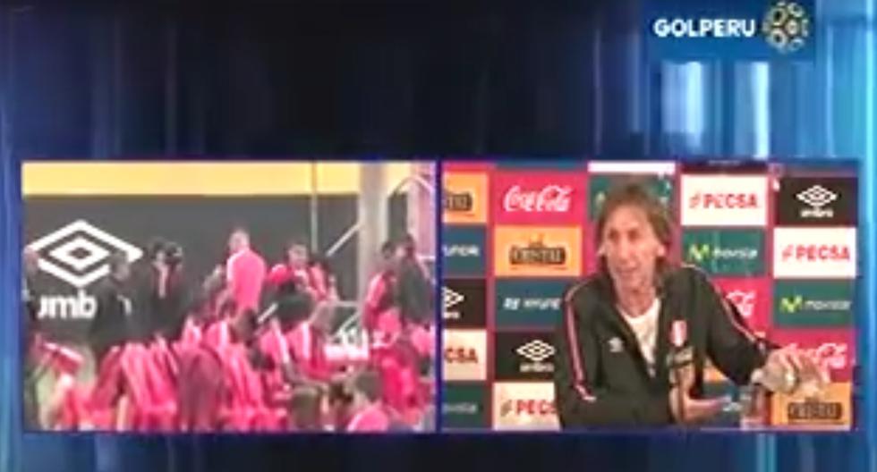 Ricardo Gareca habló sobre la ausencia de Jefferson Farfán en el Perú vs Paraguay. (Foto: Captura)