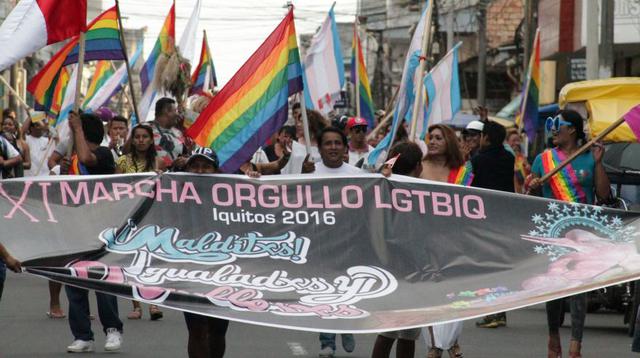 Marcha del orgullo LGTBI: fotos del colorido desfile en Iquitos - 1