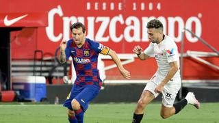 Barcelona - Sevilla: con Messi, culés igualaron sin goles y podrían ser alcanzados por Real Madrid | VIDEO