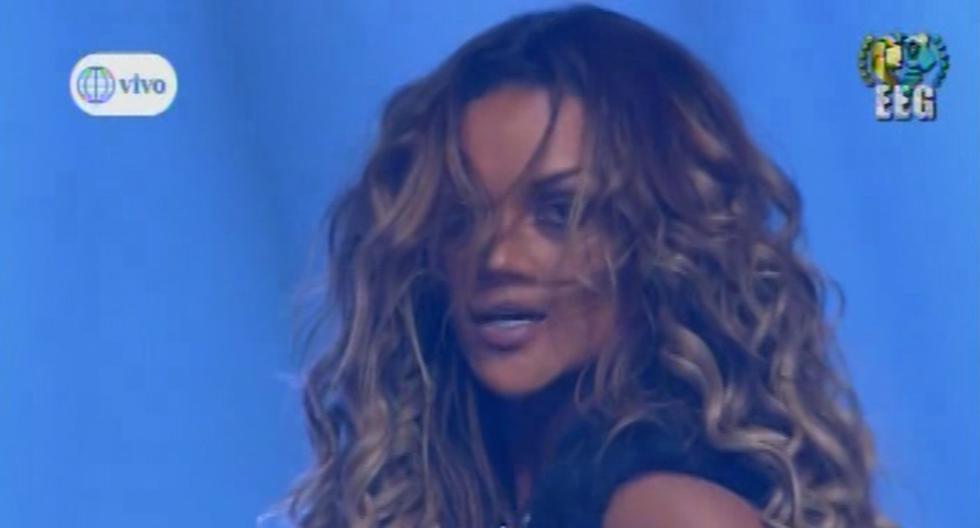 Esto es Guerra: Angie Arizaga derrochó sensualidad al imitar a Beyoncé. (Foto: Video)