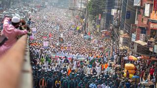Las protestas islamistas contra Macron se extienden a Bangladesh, donde miles toman las calles | FOTOS