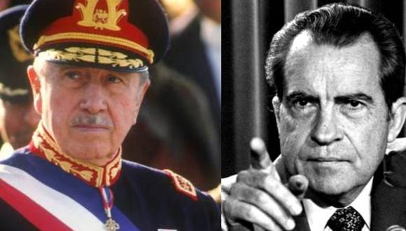 Augusto Pinochet y Richard Nixon. (Foto: Composición)