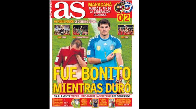 La prensa española llora el fin de una era tras eliminación  - 2