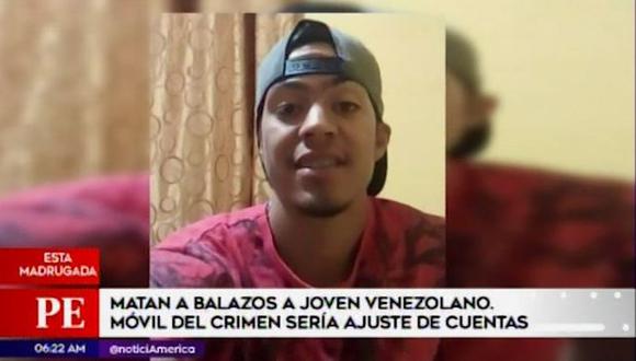 La víctima fue identificada como José Manuel Márquez Araujo de 27 años. (Captura: América Noticias)