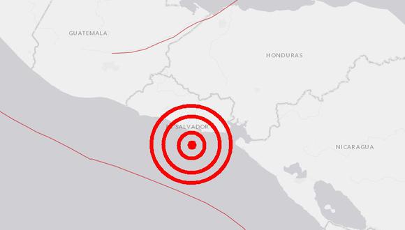 Fuerte sismo de magnitud 5,4 grados sacude El Salvador. (Captura)