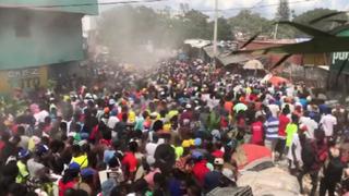 Miles de ciudadanos protestan en Haití para exigir la salida del primer ministro Henry