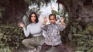 Kim Kardashian publica tiernas fotografías del cumpleaños de su hijo en Instagram