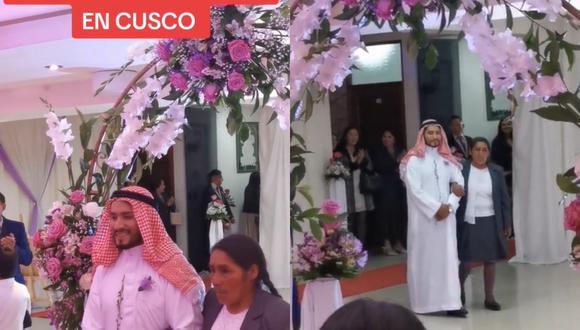 TikTok viral: así fue la particular boda de una peruana y un árabe en Cusco