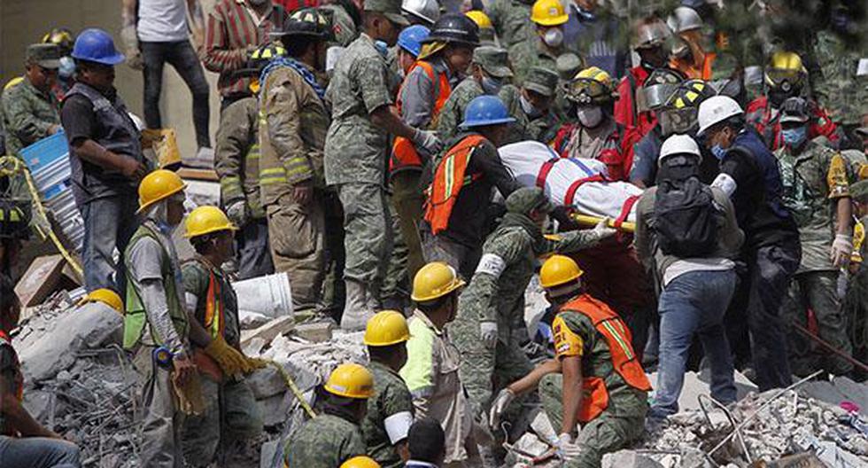 Terremoto en México. Buscan a 11 peruanos desaparecidos tras sismo de 7,1 grados en ese país. (Foto: EFE)