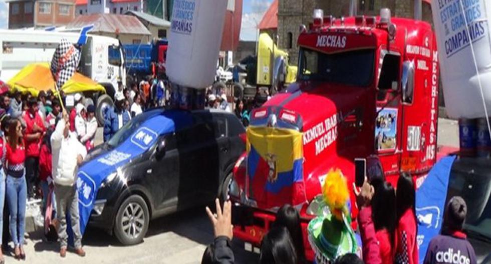 En Pasco se realizó rally “de las alturas” y piques de camiones y volquetes. (Foto: Andina)