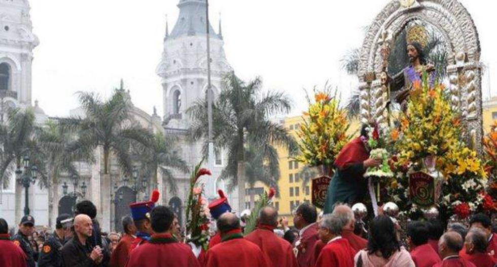 El Ministerio de Cultura declaró Patrimonio Cultural de la Nación a la procesión de San Judas Tadeo de la basílica menor de San Francisco de Lima. (Foto: Andina)