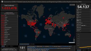 El mapa del coronavirus en el mundo en tiempo real hoy viernes 3 de abril: contagiados y muertos 