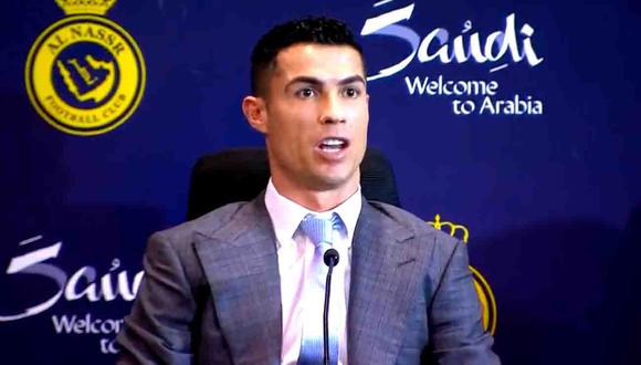 Video viral: el blooper de Cristiano Ronaldo en su presentación con Al Nassr es tendencia mundial