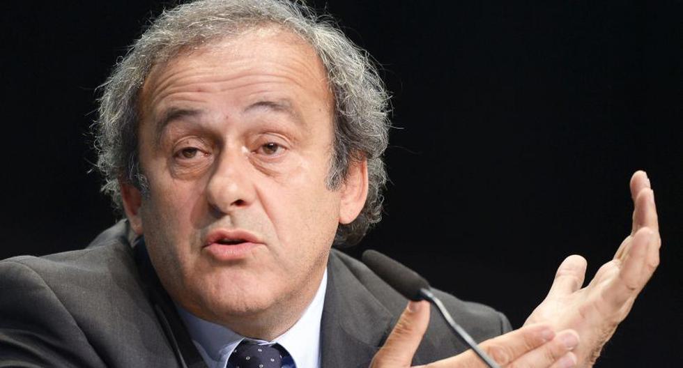 El presidente de la UEFA, Michel Platini. (Foto: EFE)