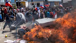Chile: Marcha xenófoba termina con la quema de pertenencias de los venezolanos [FOTOS]