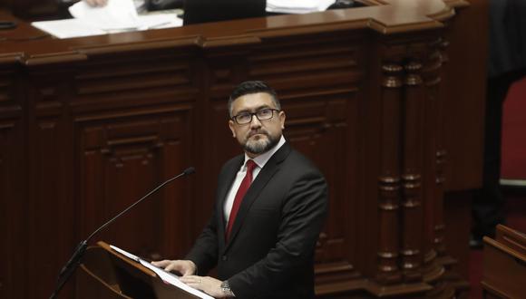 Geiner Alvarado fue censurado este jueves por el Congreso. (Foto: Congreso)