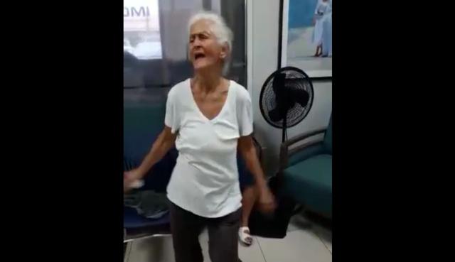 Una anciana dejó asombrados a miles por su vitalidad. (Facebook)