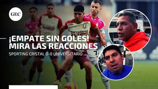 Liga 1: Mira las reacciones que dejó el Sporting Cristal vs. Universitario