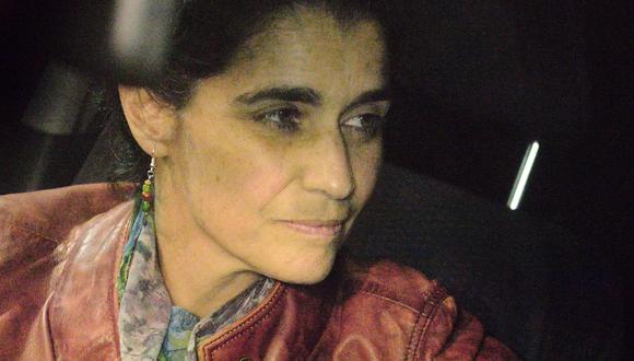 La terrorista Maritza Garrido Lecca cumplió 25 años de prisión por delitos de terrorismo. (Foto: AFP)