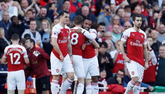 Arsenal vs. Southampton se enfrentaron por la fecha 27 de la Premier League en el Emirates Stadium. Los 'Gunners' se llevaron la victoria por 2-0 gracias a los goles de Lacazette y Mkhitaryan. (Foto: AFP).