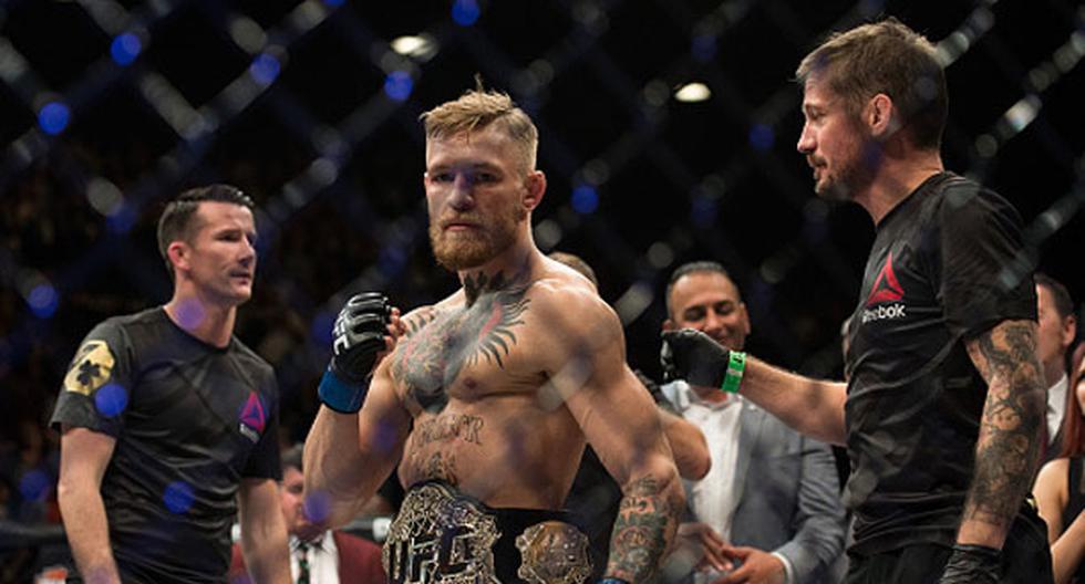 Conor McGregor, campeón mundial Peso Pluma de UFC, estará presente en UFC 202 y tendrá su revancha ante Nate Díaz | Foto: Getty
