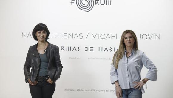Nani Cárdenas y Micaela Aljovín presentan su muestra bipersonal  "Formas de Habitar". (Foto: César Campos / El Comercio)
