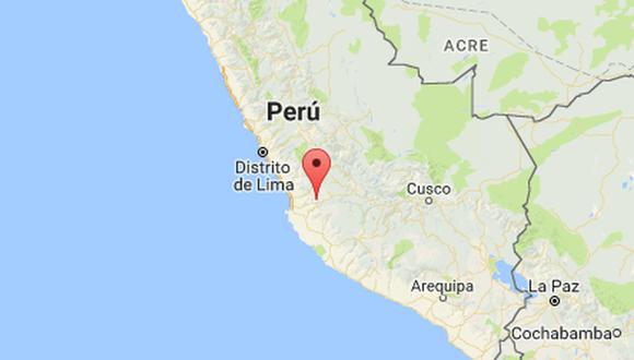 Sismo de magnitud 4,5 se registró en Huancavelica