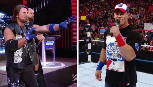 AJ Styles a John Cena: Te ataremos cada semana que te presentes