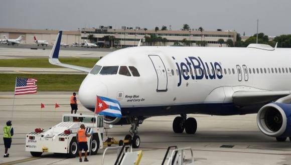 El vuelo entre Estados Unidos y Cuba duró aproximadamente una hora. (Foto: AFP)