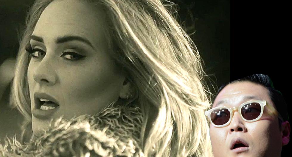 Hello, de Adele, ha alcanzado los mil millones de repreducciones más rápido que el Gangnam Style. (Foto: YouTube / Facebook)