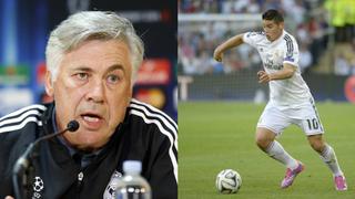 Carlo Ancelotti: "James Rodríguez tiene que acostumbrarse"