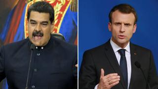 Maduro: Macron es "pelele" de Trump y "sicario" de la oligarquía francesa