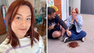 Natalia Salas se rapó el cabello en medio de su batalla contra el cáncer y video conmueve en redes