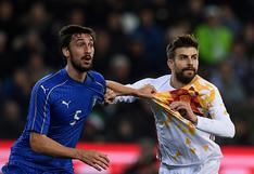 Italia vs España: Gerard Piqué fue humillado por Zaza