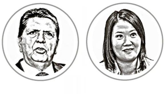 Alan García y Keiko Fujimori son investigados por el fiscal José Domingo Pérez, del equipo especial del Ministerio Público para el Caso Lava Jato. (El Comercio)