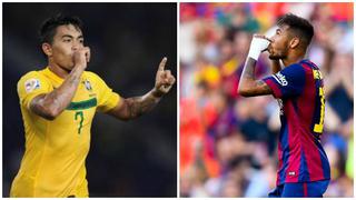 ¿Neymar igual a Dudú? Comparan en Brasil al astro del Barcelona