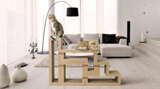 Katris, el mueble inspirado en tetris y pensado para los gatos - 2