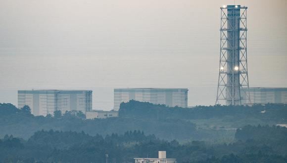 Una sección del complejo de la planta de energía nuclear Fukushima Daini de Tokyo Electric Power Company Holdings (TEPCO), en la ciudad de Tomioka en la prefectura de Fukushima el 20 de agosto de 2023. (Foto de Philip FONG / AFP)