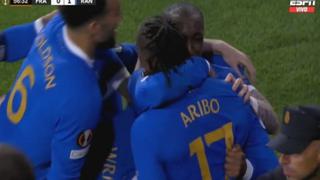 Joe Aribo anotó el 1-0 de Rangers sobre Frankfurt por la final de la Europa League | VIDEO