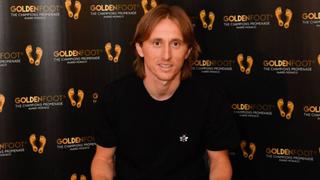 Luka Modric consiguió Golden Foot, premio a jugadores mayores de 29 años