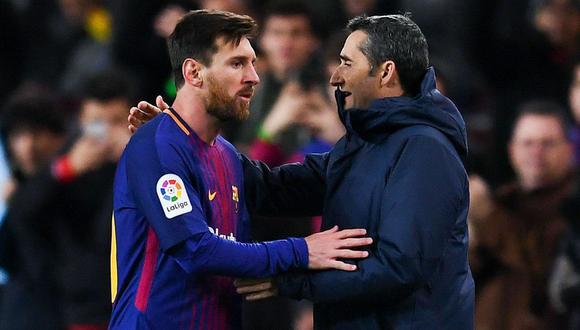 Lionel Messi es la figura indiscutible del Barcelona en todos los partidos. El entrenador Ernesto Valverde ha quedado maravillado por su rendimiento y quiere que "sigan aprendiendo juntos". (Foto: EFE)